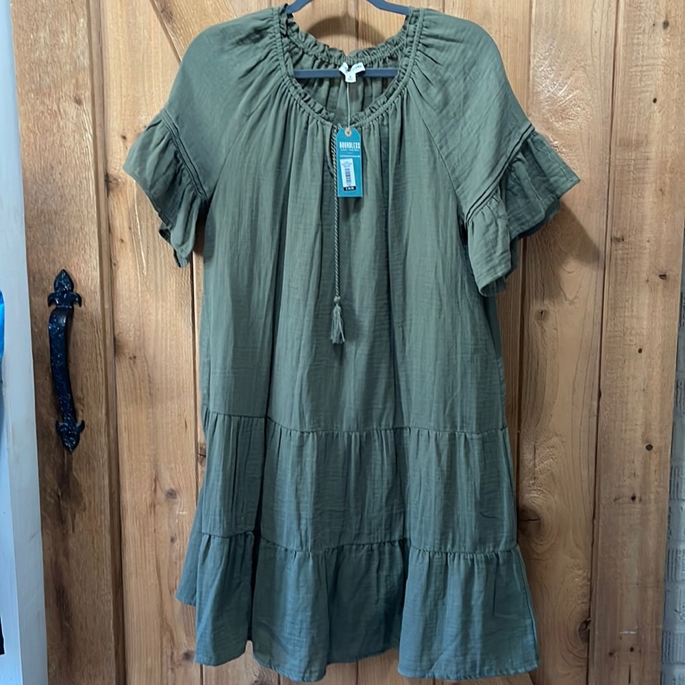 NEW Earthbound Green Dress  Size